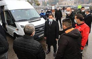 Vali Masatlı’dan minibüs ve otobüs duraklarına...