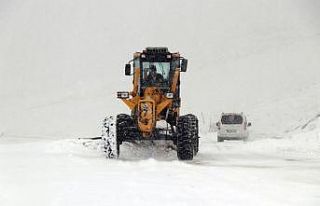 Van Büyükşehir Belediyesinin kar ordusu görev...