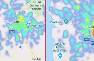 Van’da risk haritası kısıtlamalarla kırmızıdan...