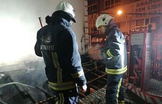 Van’da tandır evinde yangın