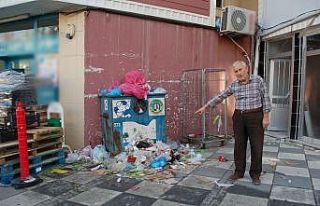 Vatandaştan çöp tepkisi