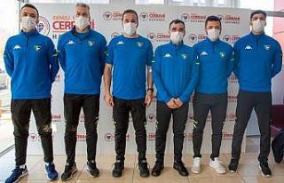 Yalçın Koşukavak ve teknik ekibi sağlık kontrolünden...