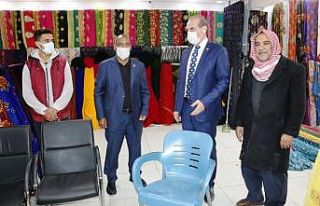 Yalçınkaya esnafla bir araya geldi
