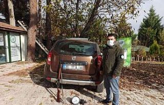 Yaptıkları ‘far avı’ otomobile mal oldu