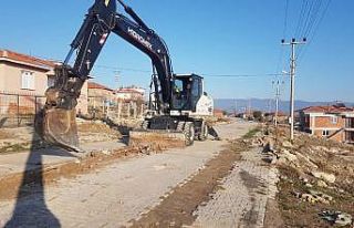 Yeni yerleşim alanına 1 kilometrelik altyapı hizmeti