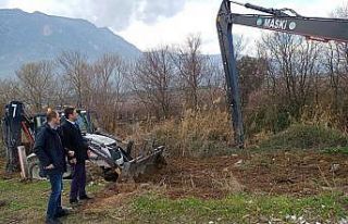 Yeniharmandalı’da taşkınların önüne geçiliyor