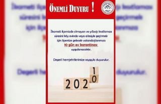 Yılbaşı tatili için gidenlere 10 günlük karantina...