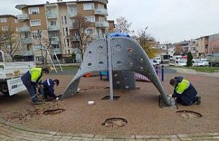 Yıldırım’da parklara bakım ve onarım