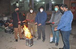 Yüksekova’da soğuk hava hayatı olumsuz etkiliyor
