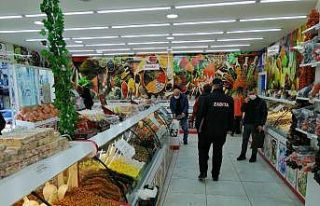 Zabıta yeni yıl öncesi işyerlerini denetledi