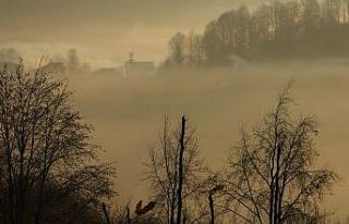 Zonguldak’ta sis manzaralı sabah güneşi
