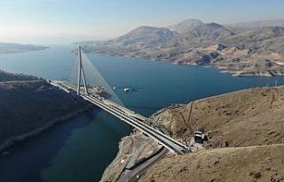 16 ili bağlayan yeni Kömürhan Köprüsü bugün...