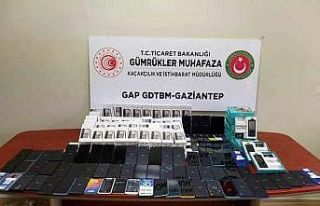 214 adet kaçak cep telefonu yakalandı