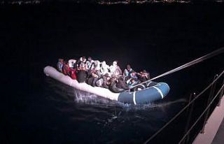 34 düzensiz göçmen sahil güvenlik tarafından...