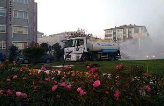 790 bin maske, 10,5 ton dezenfektan kullanıldı