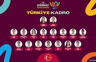 A Milli Kadın Basketbol Takımı’nın aday kadrosu...