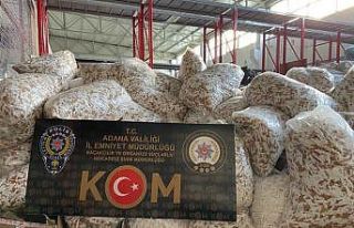 Adana’da 2 milyon 740 bin adet makaron ele geçirildi