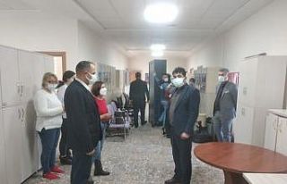 ADÜ Rektörü Aldemir, enstitüleri yeni binasında...
