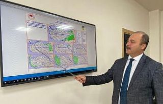 Afyonkarahisar’da kar yerini soğuk havaya ve dona...