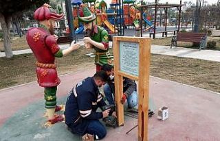 Akdeniz ilçesinde park sayısı artıyor, eski parklar...