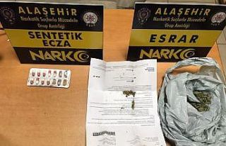 Alaşehir polisi tarafından yapılan uygulamada 14...