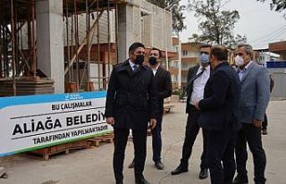 Aliağa Devlet Hastanesi Acil Servis Ek Binası hızla...