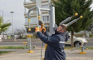 Aliağa’nın parklarına sağlıklı dokunuşlar