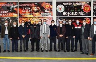Altınova itfaiyesinden özverili çalışma