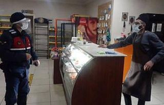 Altıntaş’ta Korona virüs denetimleri