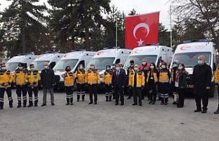 Ambulans filosuna 10 araç daha katıldı