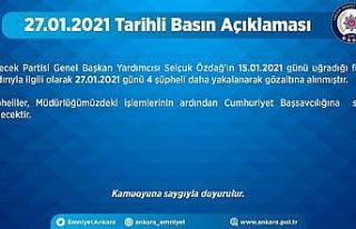 Ankara Emniyet Müdürlüğü: "Selçuk Özdağ’ın...
