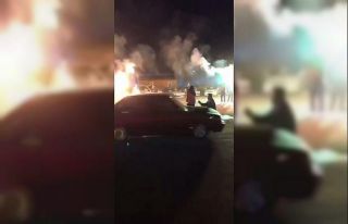 Antalya’da drift eşliğinde evlilik teklifi