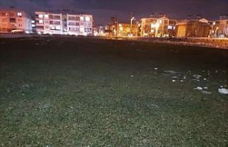 Antrenman sahası hazır hale getirildi