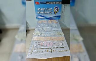 Aranan altın hırsızı tutuklandı