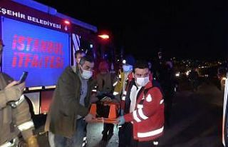 Arnavutköy’de feci kaza: 2 yaralı