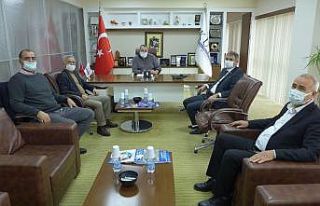 Aydın İl Tarım ve Orman Müdürlüğü yetkilileri...