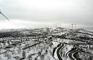 Aydın’da dağlar beyaza boyandı