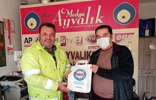 Ayvalık’ta Memur-Sen gazeteciler gününü unutmadı