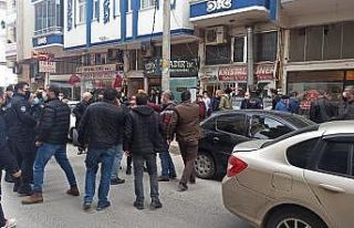 Bafra’da iş yeri kurşunlandı