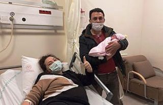 Bafra’da yılın ilk bebeği Nilay