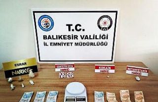 Balıkesir’de 11 uyuşturucu şüphelisinden 1’i...