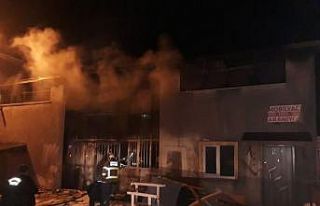 Balıkesir’de mobilya atölyesinde yangın