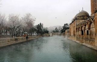 Balıklıgöl beyaza büründü