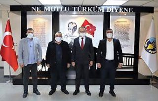 Başkan Akın’a teşekkür ziyaretleri