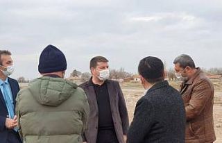 Başkan Dinçer çalışmaları yerinde inceliyor