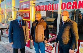 Başkan Ensari’den esnaf ziyareti