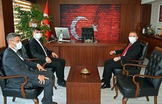 Başkan Fadıloğlun’dan Kaymakam Mutlu’ya Ziyaret