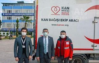 Başkan Güler vatandaşları kan bağışına davet...