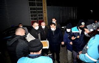 Başkan Gürkan yeni yıla görevi başında giren...