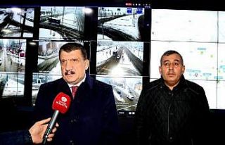 Başkan Gürkan’dan, karla mücadele çalışmalarına...